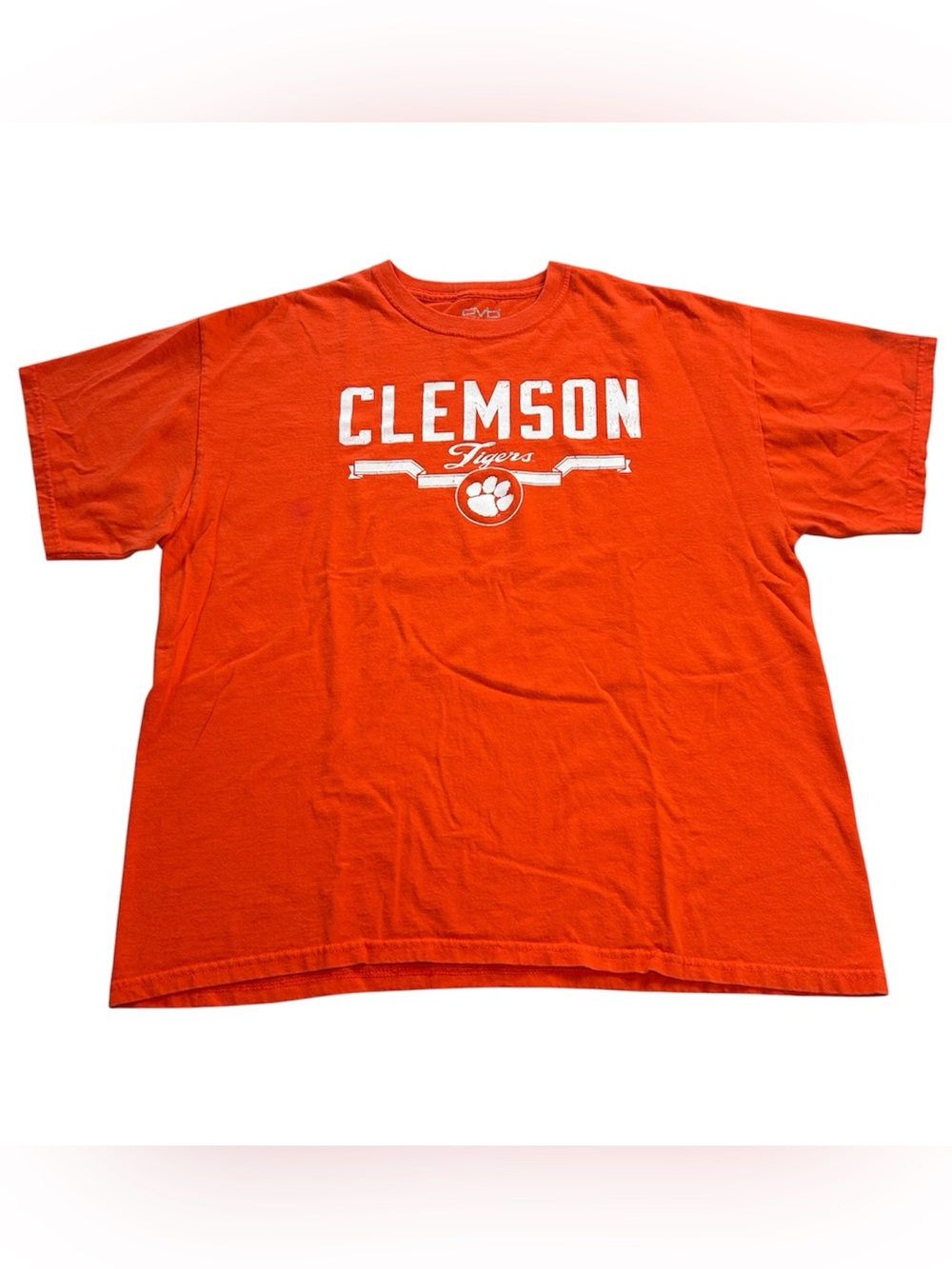 Old Varisty Brand Clemson Tigers Men’s Orange T-Shirt NCAA 100% Cotton size XL